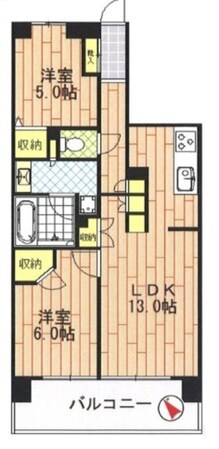 グランダジュール千葉みなとの物件間取画像